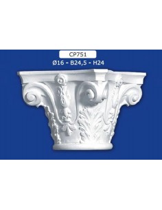 CAPITAL DE YESO D16XB24,5XH24