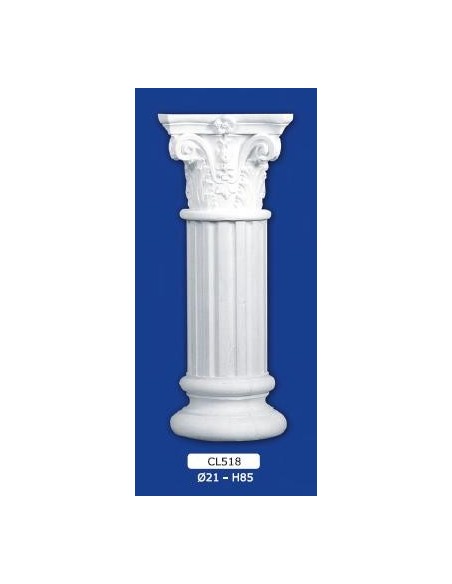 COLUMN MOUNTED PLASTER D21XH85