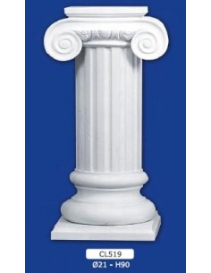COLUMN MOUNTED PLASTER D21XH90