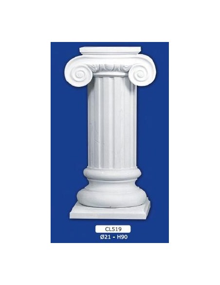 COLONNA MONTATA IN GESSO D21XH90