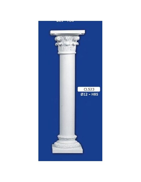 COLONNA MONTATA IN GESSO D12XH85