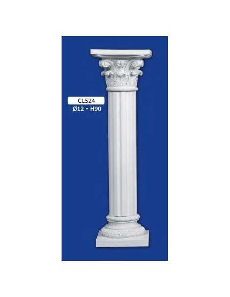 COLONNA MONTATA IN GESSO D12XH90