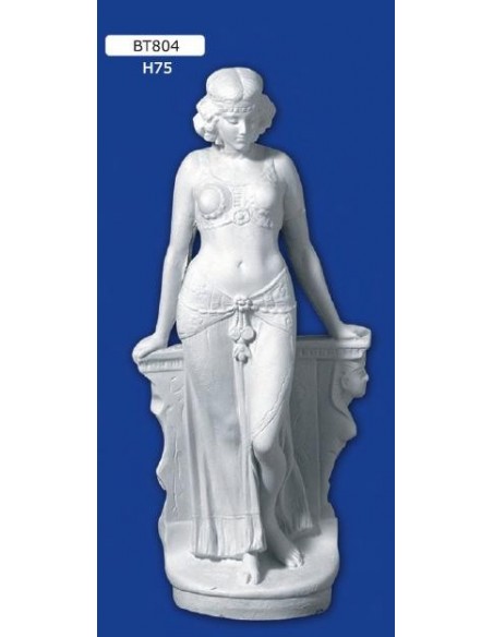 ESTATUA DE MUJER DE YESO FRISO H 75