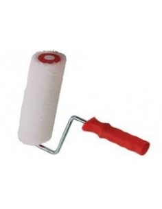 Rodillo cordonato de pelo blanco,diámetro 58