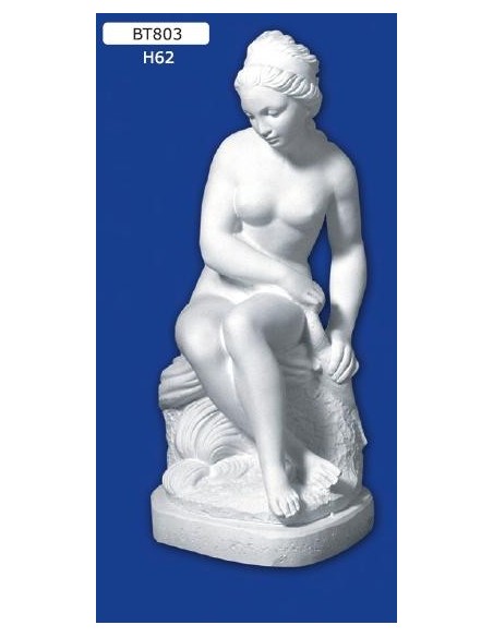 STATUE WOMAN PLASTER FRIEZE H 62