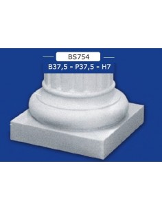 BASE FOR COLUMNS PLASTER B37,5XP37,5XH7