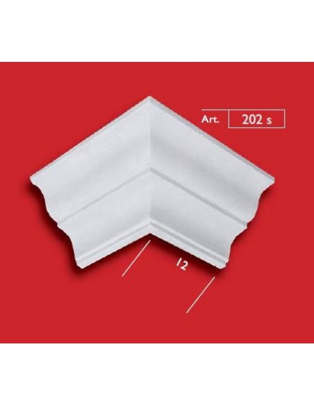 CORNER PLASTER CERAMIC WALL INTERIOR PAINTED ART. 202s are FOR FRAME C202