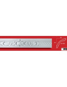 RAHMEN AUS GIPS, KERAMISCHE WAND-FÜR INNEN LACKIERBAR. ART. 224 Auktion von MT.1,5