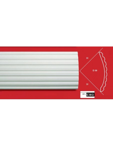 RAHMEN AUS GIPS, KERAMISCHE WAND-FÜR INNEN LACKIERBAR.ART.812 Auktion von MT.1,5