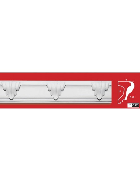 FRAME PLASTER CERAMIC WALL INTERIOR PAINTED ART.636 Rod from MT.1,5
