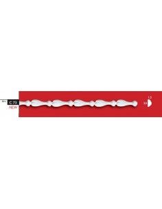 FRAME PLASTER CERAMIC WALL INTERIOR PAINTED ART. C73