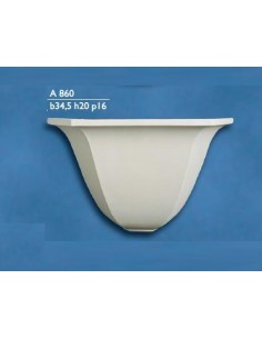 APPLIQUE FOR INTERIOR PLASTER CERAMIC PAINTABLE ART. 422