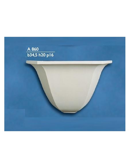 APPLIQUE PER INTERNI  IN GESSO CERAMICO VERNICIABILE ART. 422