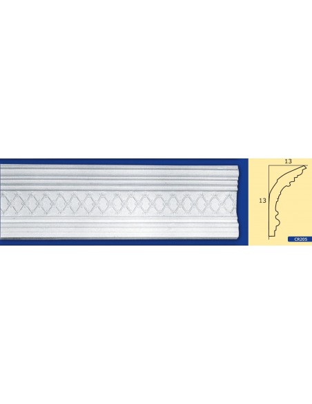 FRAME WALL FOR INTERIOR PLASTER CERAMIC PAINTABLE 205 ROD 1.5 MT