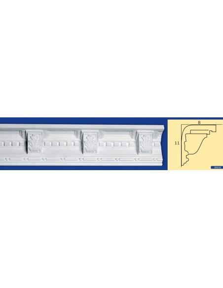 MARCO DE LA PARED DE YESO INTERIORES DE CERÁMICA PARA PINTAR 210 VARILLA DE 1,5 MT