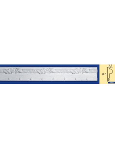 BILDERRAHMEN VON DER WAND FÜR INNEN GIPS-KERAMIK LACKIERBAR ART. 217 STANGE VON 1,5 M