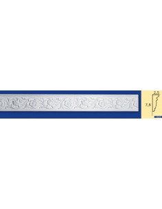 MARCO DE LA PARED DE YESO INTERIORES DE CERÁMICA PARA PINTAR EL ART. 218 DE LA VARILLA DE 1,5 MT