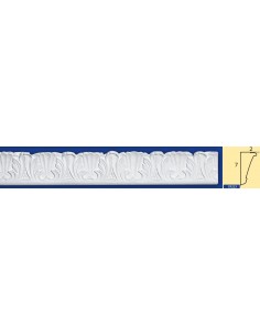 MARCO DE LA PARED DE YESO INTERIORES DE CERÁMICA PARA PINTAR EL ART. 223 VARILLA DE 1,5 MT