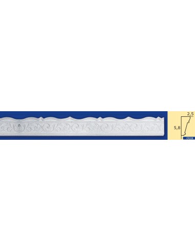 FRAME PLASTER CERAMIC WALL INTERIOR PAINTABLE 228 ROD 1.5 MT