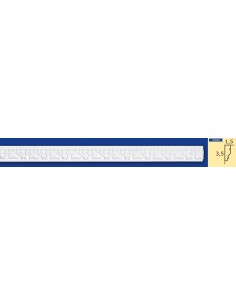 BILDERRAHMEN VON DER WAND FÜR INNEN GIPS-KERAMIK LACKIERBAR ART.238 STANGE VON 1,5 M