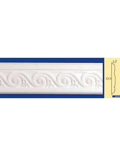 BILDERRAHMEN VON DER WAND FÜR INNEN GIPS-KERAMIK LACKIERBAR ART. 976 STANGE VON 1,5 M