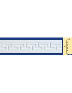 BILDERRAHMEN VON DER WAND FÜR INNEN GIPS-KERAMIK LACKIERBAR ART.966 STANGE VON 1,5 M