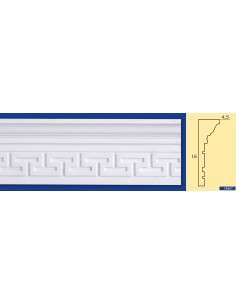 BILDERRAHMEN VON DER WAND FÜR INNEN GIPS-KERAMIK LACKIERBAR ART. 967 STANGE VON 1,5 M