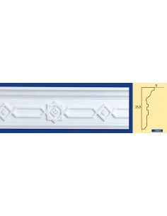 BILDERRAHMEN VON DER WAND FÜR INNEN GIPS-KERAMIK LACKIERBAR ART.965 STANGE VON 1,5 M