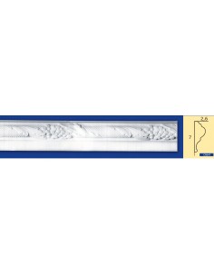 BILDERRAHMEN VON DER WAND FÜR INNEN GIPS-KERAMIK LACKIERBAR ART. 647 STANGE VON 1,5 M