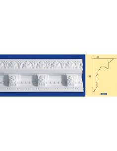 FRAME WALL FOR INTERIOR PLASTER CERAMIC PAINTABLE ART. 698 ROD 1.5 MT