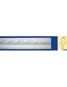 BILDERRAHMEN VON DER WAND FÜR INNEN GIPS-KERAMIK LACKIERBAR ART.922 STANGE VON 1,5 M