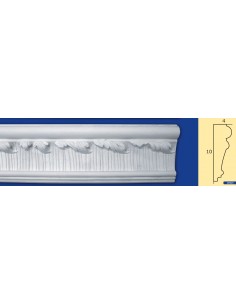 BILDERRAHMEN VON DER WAND FÜR INNEN GIPS-KERAMIK LACKIERBAR ART. 925 STANGE VON 1,5 M