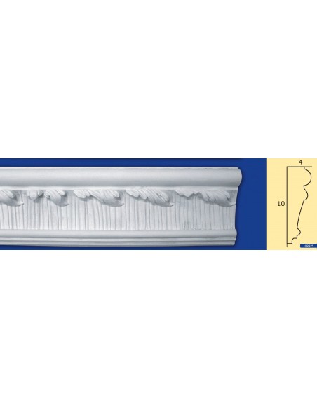 FRAME WALL FOR INTERIOR PLASTER CERAMIC PAINTABLE ART. 925 ROD 1.5 MT