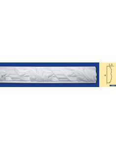 BILDERRAHMEN VON DER WAND FÜR INNEN GIPS-KERAMIK LACKIERBAR ART. 929 STANGE VON 1,5 M