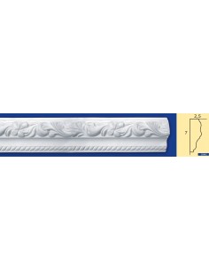 FRAME WALL FOR INTERIOR PLASTER CERAMIC PAINTABLE ART. 942 ROD 1.5 MT