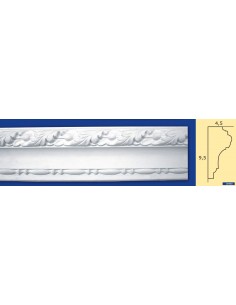 BILDERRAHMEN VON DER WAND FÜR INNEN GIPS-KERAMIK LACKIERBAR ART. 950 STANGE VON 1,5 M