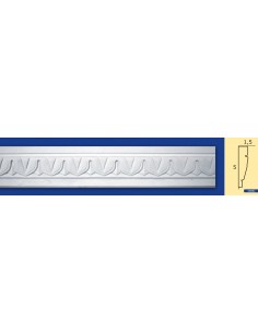 BILDERRAHMEN VON DER WAND FÜR INNEN GIPS-KERAMIK LACKIERBAR ART. 951 STANGE VON 1,5 M