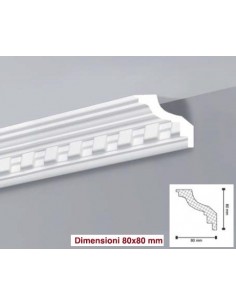 Frame made of polystyrene foam, extruded polystyrene 80x80 mt.2 LD17G
