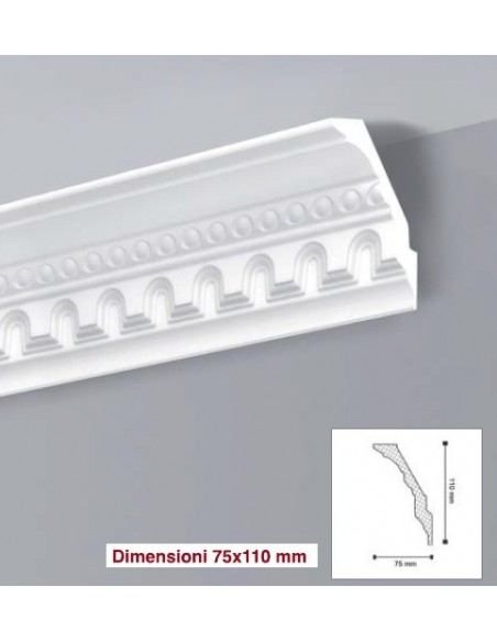 Frame made of polystyrene foam, extruded polystyrene 75X110 mt.2 LD23G