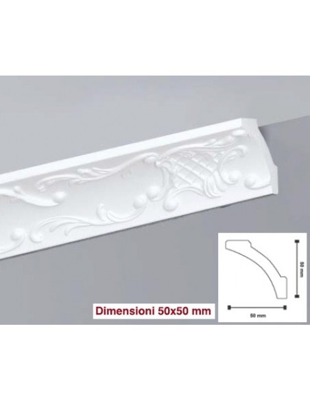 Frame made of polystyrene foam, extruded polystyrene 50X50 mt.2 LD50G