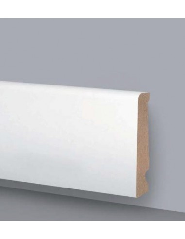 SKIRTING board MDF LACQUERED WOOD PRICE AUCTION Mt.2,4 DU80X16 