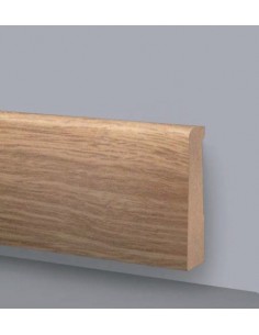 BATTISCOPA MDF LACCATO LEGNO PREZZO ASTA Mt.2,4 DU80X16  2