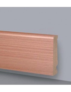 BATTISCOPA MDF LACCATO LEGNO PREZZO ASTA Mt.2,4 DU80X16  2