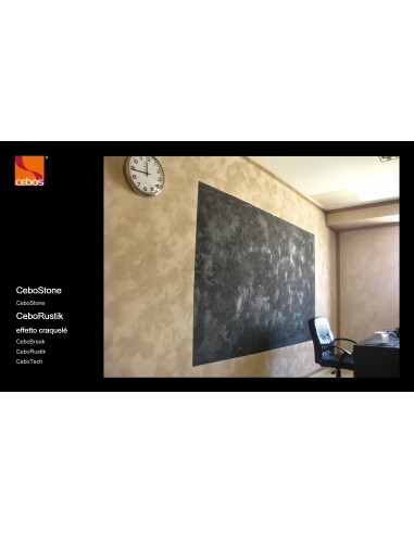 CEBOSTONE Acabado acrílico, exterior - interior que le permite obtener el grado