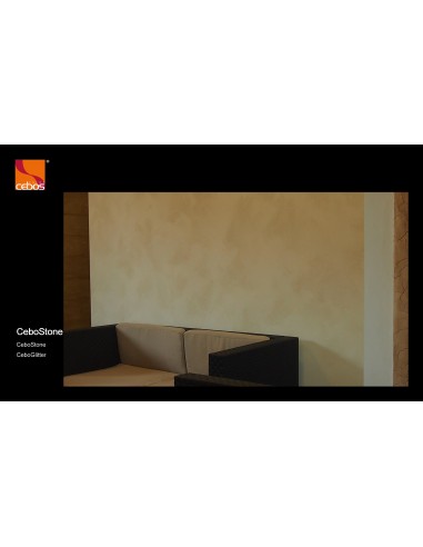 CEBOSTONE acrylic Finish, exterior - interior that allows you to get the grade