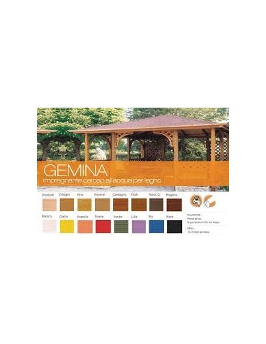 Gemina,paint, water based primer for wood colored