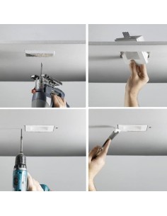 PORT SPOTLIGHT IN PLASTER, ROUND, diam.22 recessed full ring  2