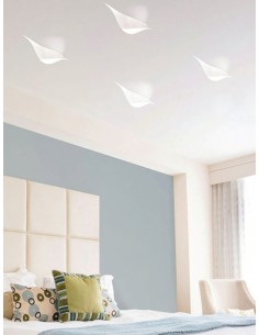 DOWNLIGHT PLASTER SQUARE LOW ART.1 MIS. cm.12X12x2.5 2