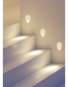 LED-EINBAULEUCHTE IN GIPS QUADRAT, UNTEN, ART.1 MIS. cm.12X12x2.5 2