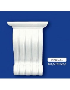 SHELF GESSO DECORATED PAINTED 16.5x9 h.22,5